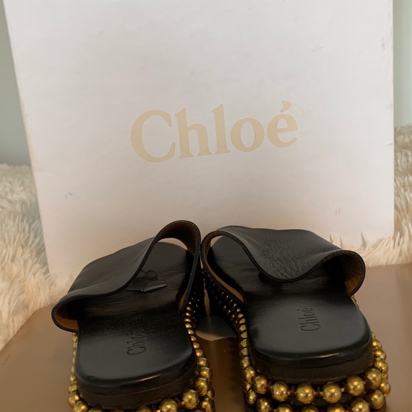 Chloe Studded Mules - Picture 4 of 7